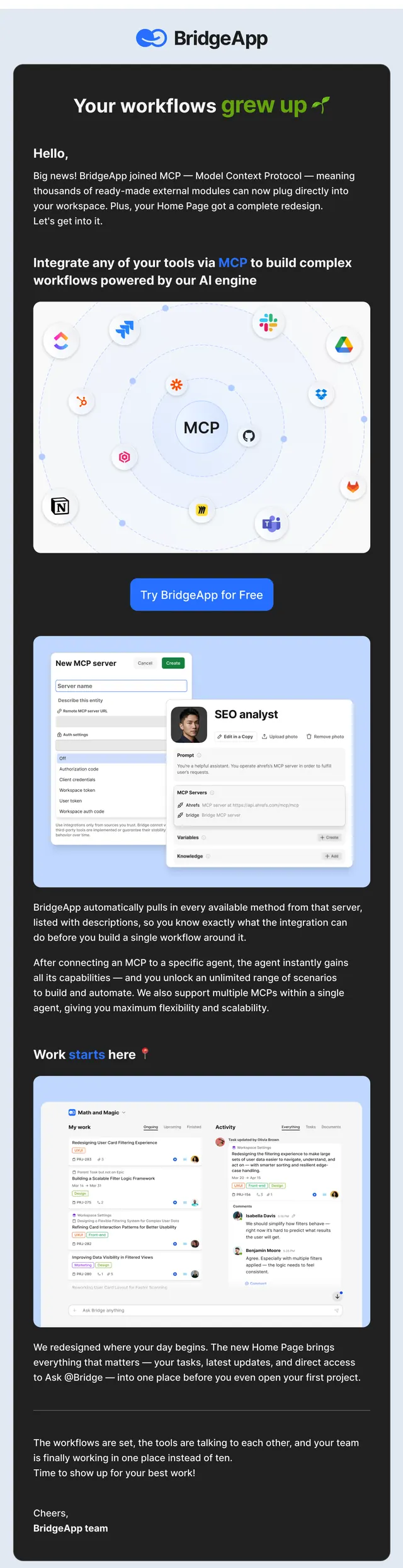 Your workflows grew up
