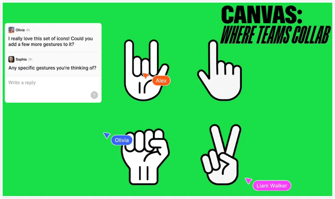 Teams: “Canvas: where teams collab”.